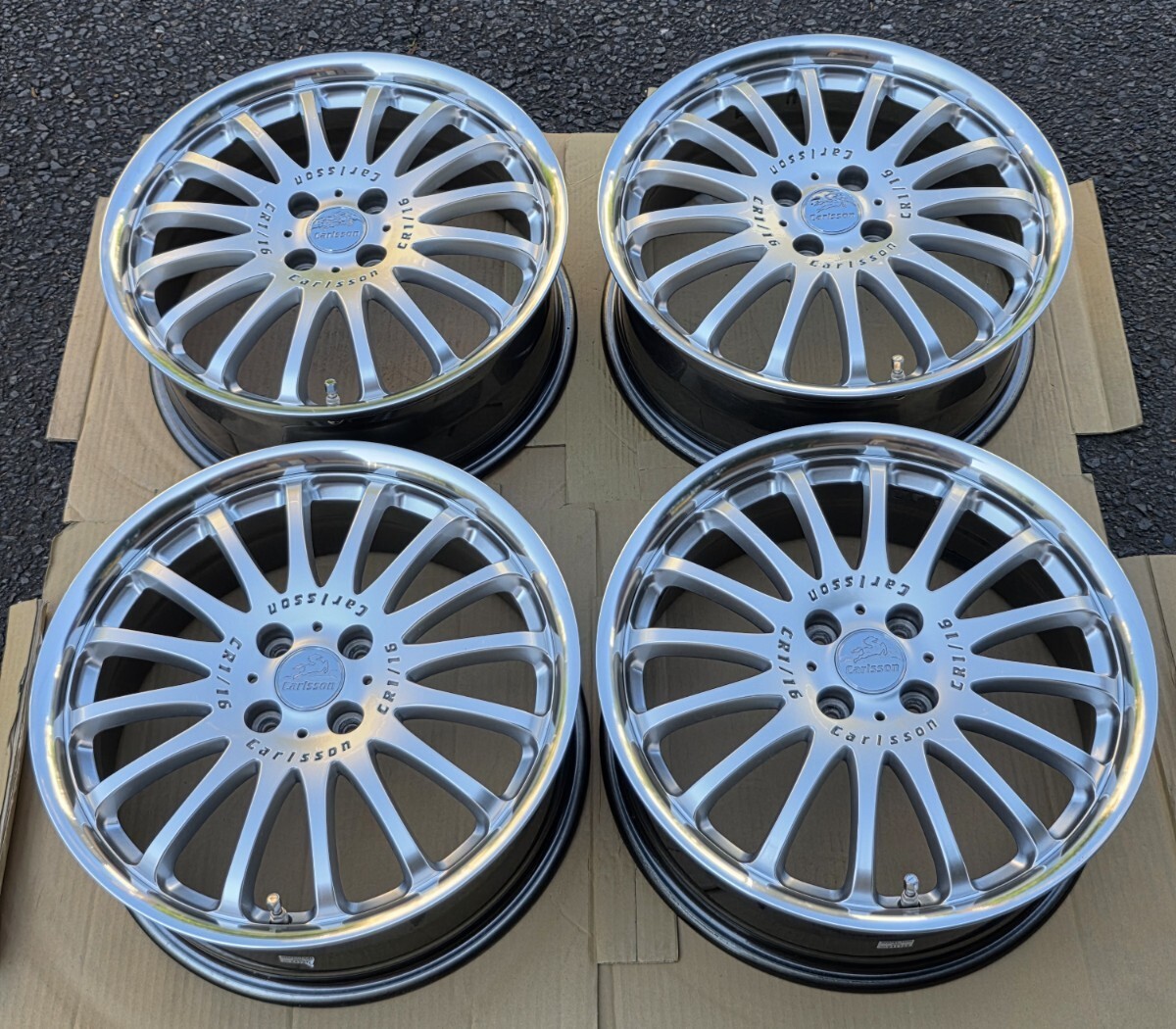 Image of JDM curlson CR 1/16 16in 6.5J +40 17 light automatic car PCD100 No Tires