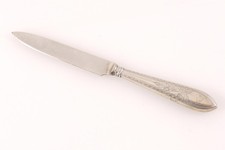Messer Silber D&auml;nemark Christian F. Heise Obstesser Vollsilberklinge 1905