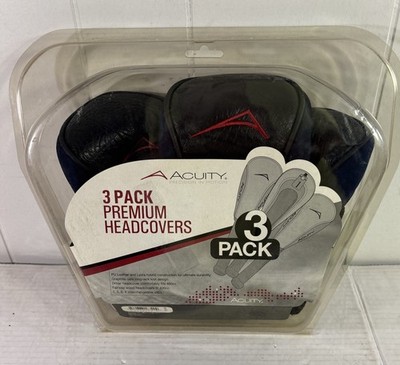 Acuity GOLF CLUB HEAD COVERS Headcovers Set New 1 3 5 IRON WOOD New Unopened Box