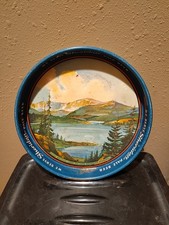 Sheridan Brewing Seven Brothers Lake Beer Tray 1930's