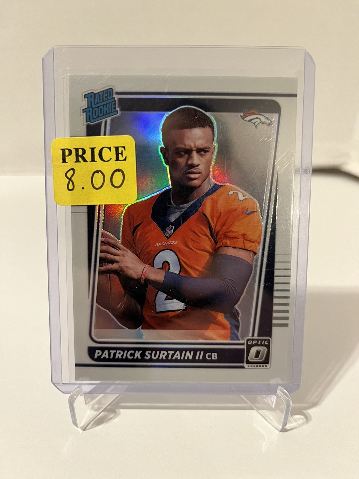 2021 Donruss Optic - Patrick Surtain II #244 Silver Prizm Variation (RC)