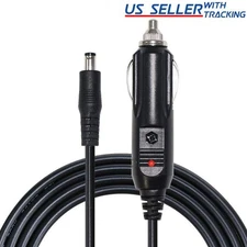 12V DC Car Charger Power Suppy Cable Cord Cigarette Lighter Plug 5.5mm x 2.1mm