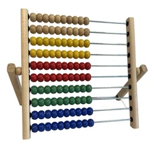 Colorful Wooden Abacus Counting Toy Learning Educational Kids Toddler
