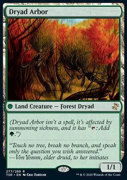 Magic/MTG Dryad Arbor TSR-277 Rare Spanisch NM