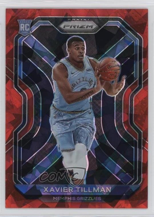 2020-21 Panini Prizm Red Ice Prizm Xavier Tillman #299 Rookie RC 18la
