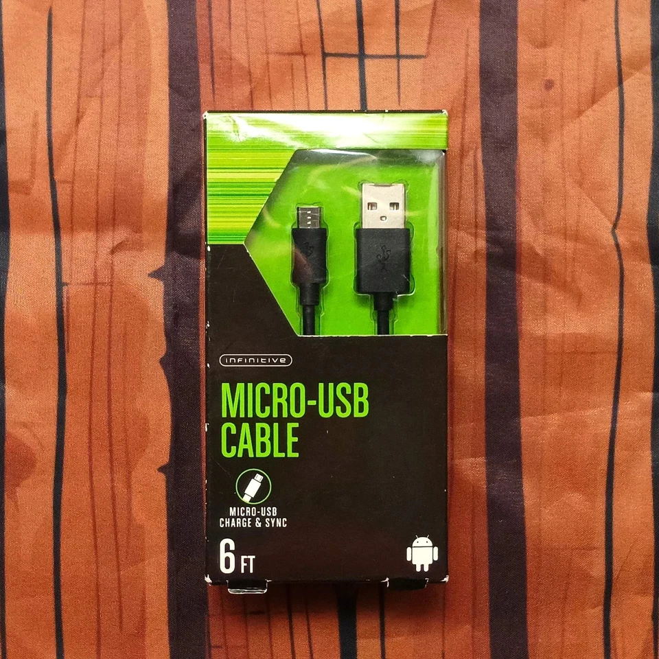 Usb Android Charge Micro Charger Sync And Data Charging Cord 6ft Cable - Image 3 of 4