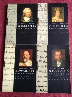 4 Books On British Royals Kings William Queen Victoria IV Edward VII & George V