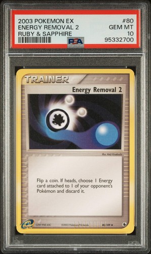 Energy Removal 2 graded PSA 10 for sale on eBay