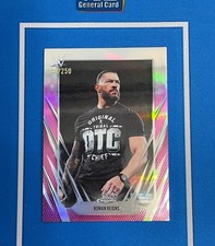 2026 Topps Chrome WWE Roman Reigns 140/250 Pink Refractor Buyback Wrestlemania