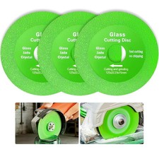 Trennscheiben &Oslash;125mm Diamantscheibe 3 St&uuml;ck f&uuml;r Glas, Keramik, Stein, 22,23mm