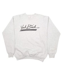 JERZEES Crewneck Made In USA Spellout Jumper Sweatshirt Mens XL