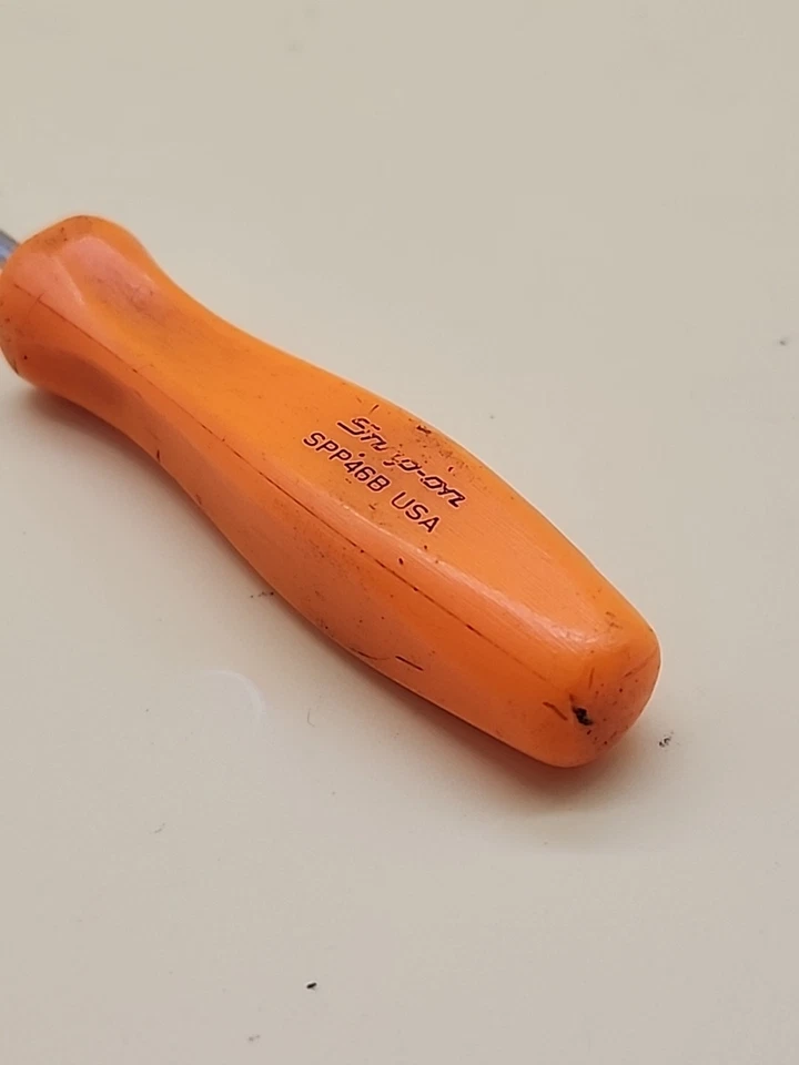 Snap-on Tools  SPP46B Flat Tip Screwdriver With Pocket Clip USA  - Image 2 of 4