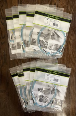 10 Pack Ortronics Duplex Fiber Optic Patch Cord LC-LC Multimode 50/125 Standard