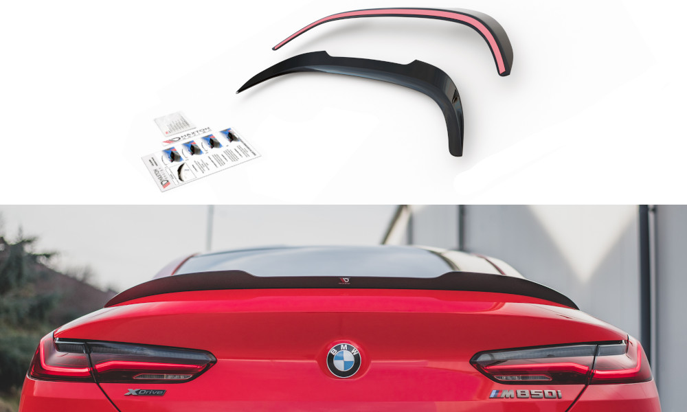 Spoiler arrière BMW G15 Coupe M-Pack Maxton becquet noir brillant de toit