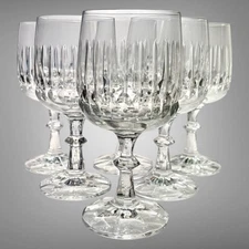 Set Of 6 Schott Zwiesel Tango 6¾" Blown Glass Water Goblets Wine Glasses