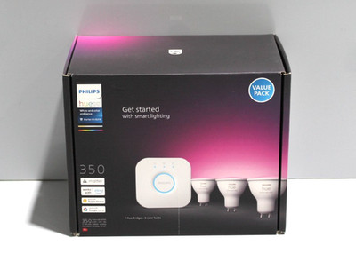 Philips Hue White und Color Ambiance 3 x GU10 inkl. Bridge mit SMART HOME