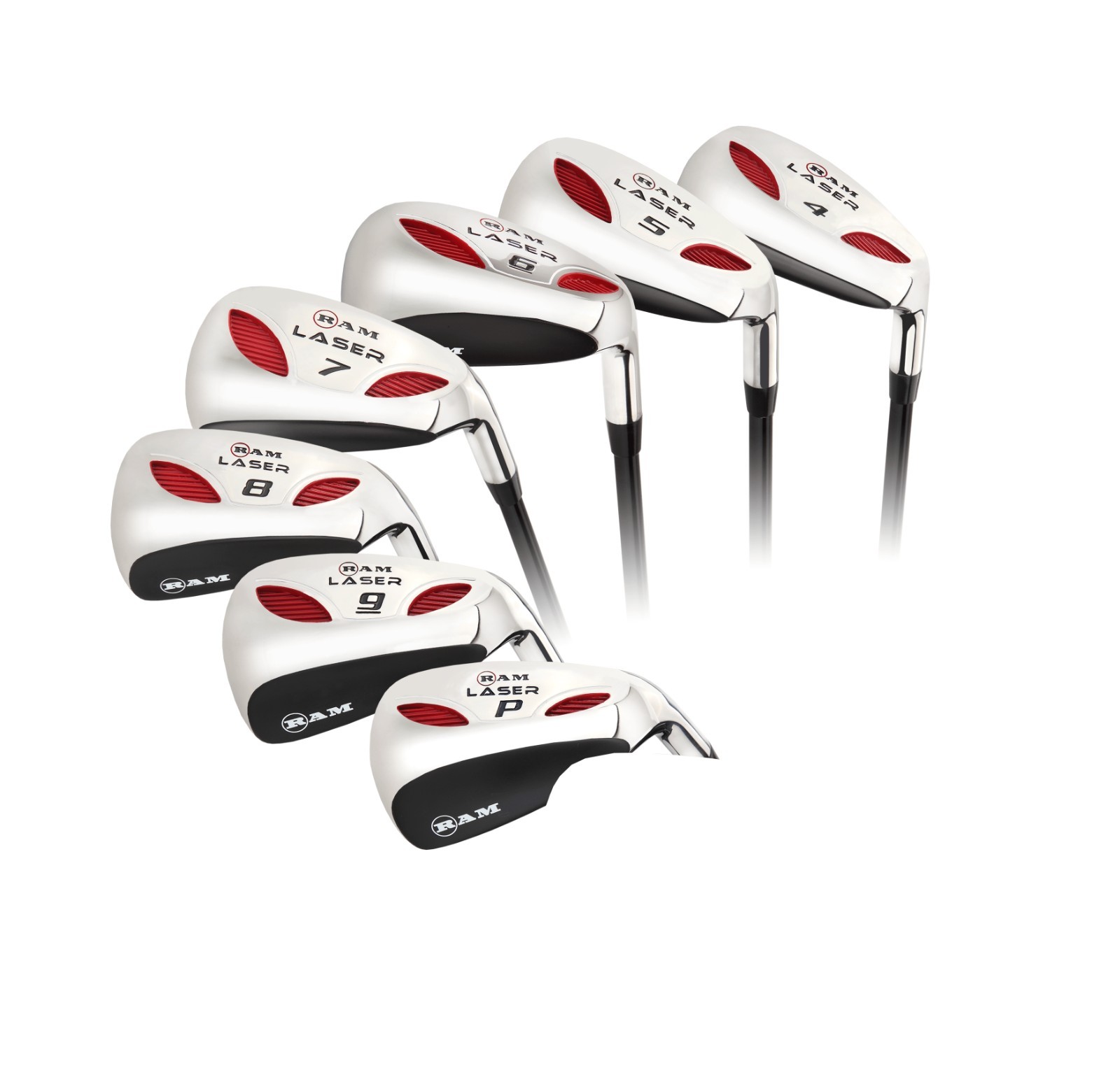 DEFECT Ram Laser Steel Hybrid Irons Set, Men Right Hand, Regular, Missing SW