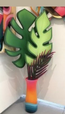 Tropical Leaves Decoration By Hypnotic Art Design