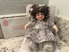 Hershey’s Hugs Kisses Marie Osmond Tiny Tot Porcelain Doll New NRFB #3923