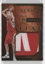 2015-16 Panini Luxe Rookie Jerseys Prime 3/25 Sam Dekker #23 s6i