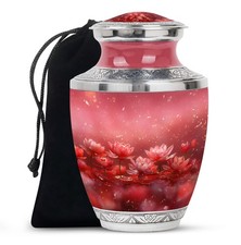 Lotus Light Funeral Urns for Ashes Adult Dad Female 10 Inch
