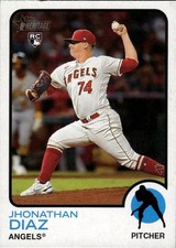 2022 Topps Heritage #711 Jhonathan Diaz