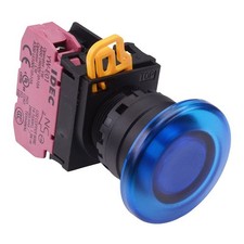 IDEC Red 24V illuminated 22mm Momentary Push Button Switch 1NO-1NC YW1L-M2E11Q4R