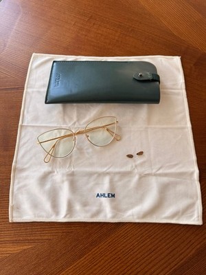 Ahlem  Place du Louvre  Women s Optical Glasses   White Gold Butterfly Frame