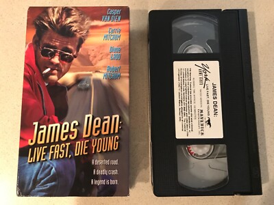 James Dean: Live Fast, Die Young (VHS, 1999) Casper Van Dien