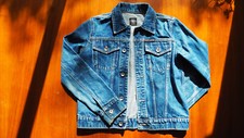Vintage 90s DKNY Women's Blue Denim Jacket Size Small