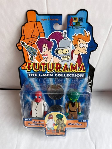 NUEVO EN CAJA FIGURA TOYNAMI FUTURAMA THE I-MEN COLLECTION DOCTOR ZOIDBERG & MORBO PAQUETE DE 2 - Imagen 3 de 5