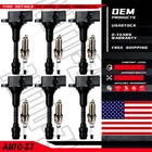 6 Ignition Coil & Iridium Spark Plug For Nissan Frontier Pathfinder Xterra UF349