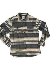 Men  s Katin Sierra Flannel Shirt Surf Casual Striped Men  s M