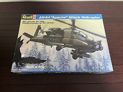 Revell 1987 Ah-64 Apache Attack Helicopter Parts Are 4575 Revell 1987 Ah-64 Apache Attack Helicopter Parts Are 4575
