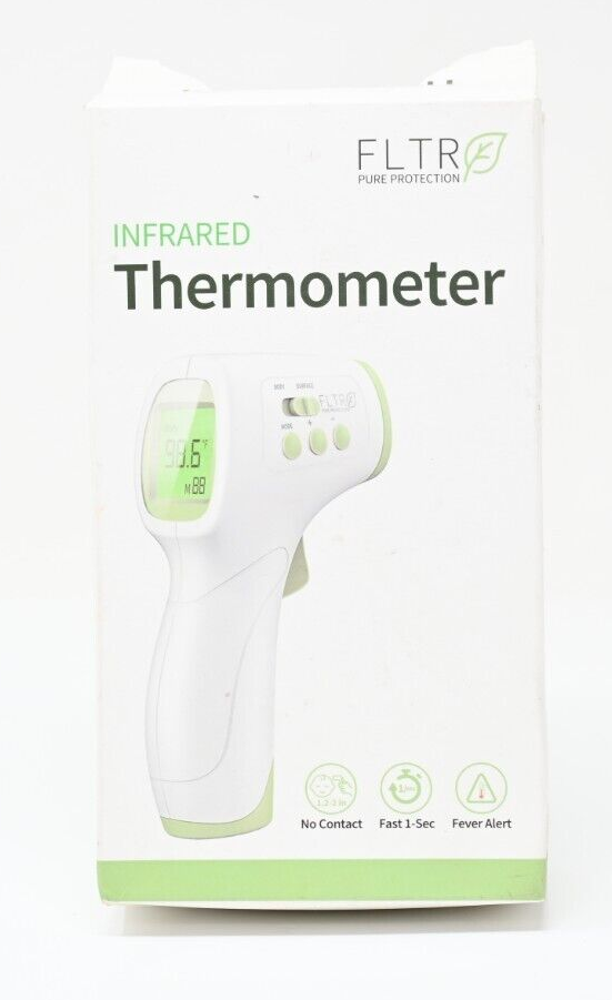 FLTR Digital Infrared Thermometer Noncontact Forehead Baby Adult eBay