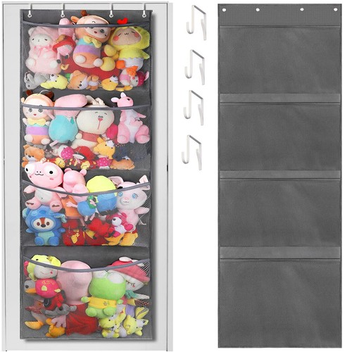 Stuffed Animal Storage Bag Over The Door Stuff Animals Organizer)( - Picture 11 of 12