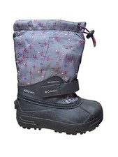 Columbia Powderbug Plus II Winter Snow Boots Kid Size 1Y Youth