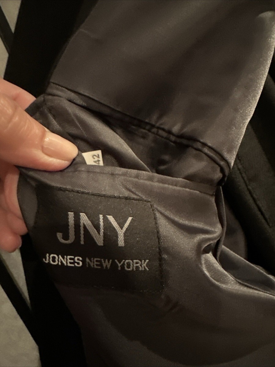 Jones New York Men's Suit Jacket Size 42L Black Solid | eBay