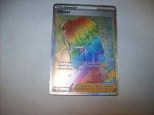 Pokemon Vivid Voltage Allister Trainer Rainbow Secret Rare 192/185 NM Free Ship on eBay