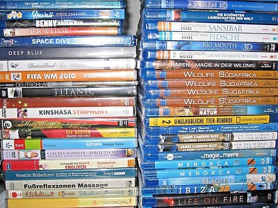 Auswahl von Dokufilmen über Reisen/Tiere/Natur/Wissenschaft/Sport/Lernen 