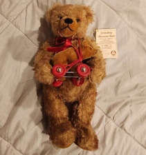 Hermann Sonneberg Museum Mohair Teddy Bear Amercian Edition Germany & Mini Bear