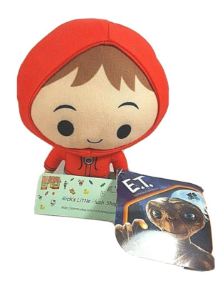 E.T. THE EXTRATERRESTRIAL 6'' Plush Toy Stuffed Animal Kid Elliot Red Hoodie NWT