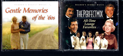 #ad GENTLE MEMORIES OF 60#x27;S 4 DISC CD amp; PERFECT MIX LOUNGE FAVORITES 4 DISC *READ* $19.95