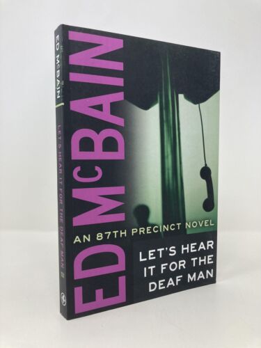 Let's Hear It For The Deaf Man 87th Precinct by Ed McBain First 1st LN PB 2015 - Afbeelding 1 van 7