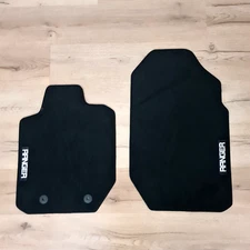 Front Car Floor Mats Velour for Ford Ranger 2015-2018 Waterproof Carpet Liners
