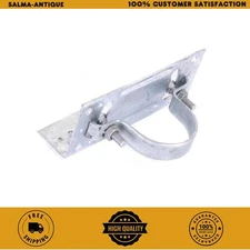 Galvanized Steel Wood Post Adapter Fits a 1-7/8 in. corner line or terminal post