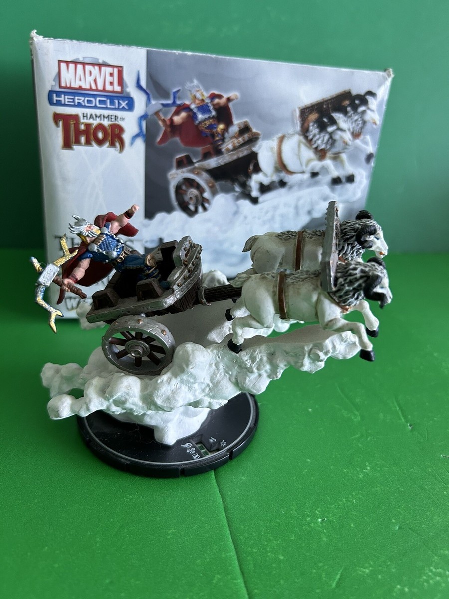 Marvel Heroclix Hammer of Thor Thor's Mighty Chariot With Box | eBay
