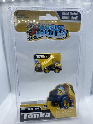 World's Smallest Tonka Dump Truck Officially Licensed Tiny Tonka Truck