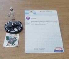HeroClix Marvel WEB OF SPIDER-MAN Night Nurse 102 with card