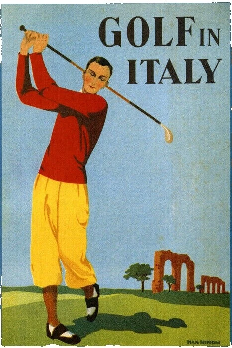 Golf Vintage/Retro Home Décor Posters & Prints